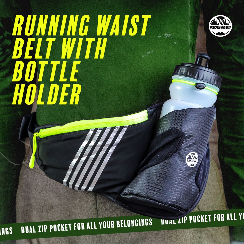 Waist belt discount water bottle holder